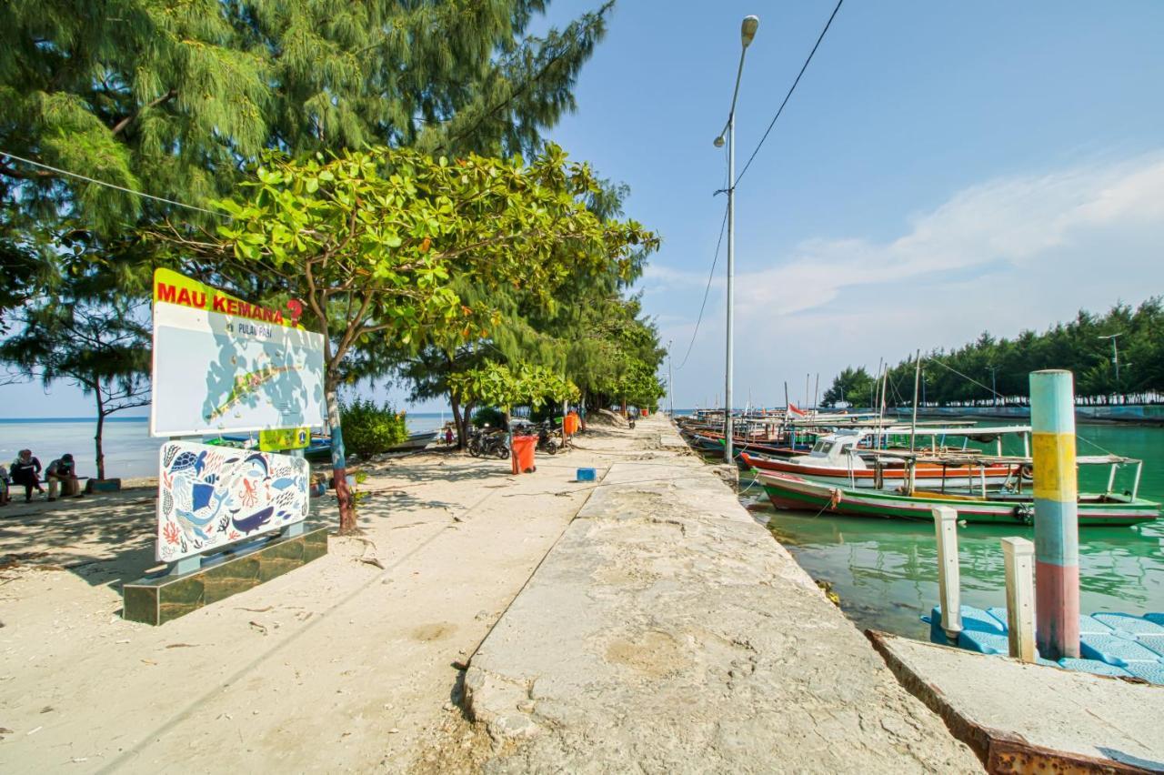 Guerilla Dive Lodge Pulau Pari Jakarta Bagian luar foto